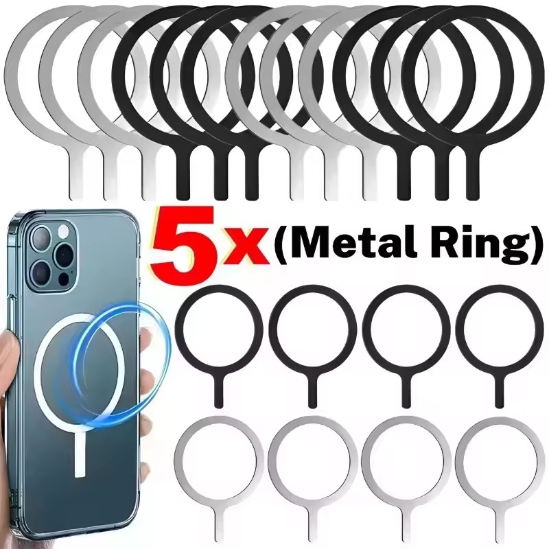 Phone Ring Holder - Anel Magnético Universal de Aço Inoxidável