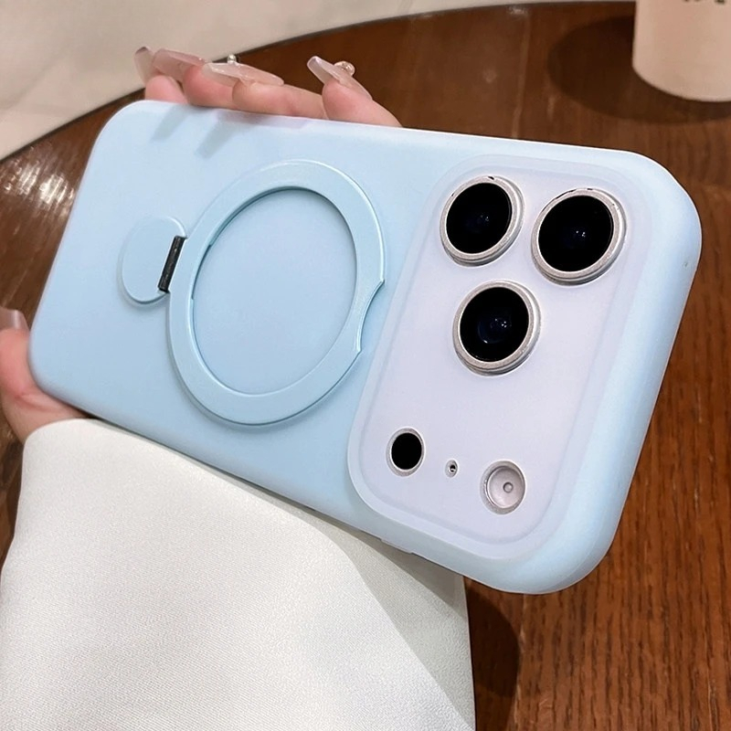 Phone Ring Holder - Capa de Silicone Magnética Macia para