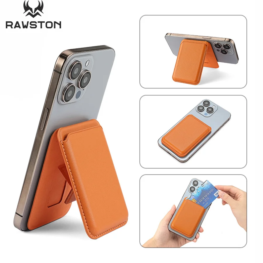 Phone Accessories Items - Kickstand capa carteira de couro magnético