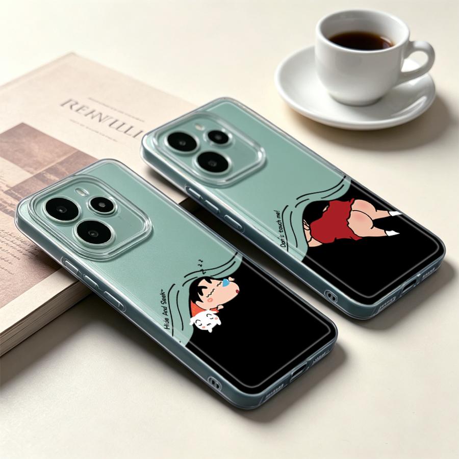 Xiaomi Phone Accessories - Capa de Telefone Macia do Cartoon