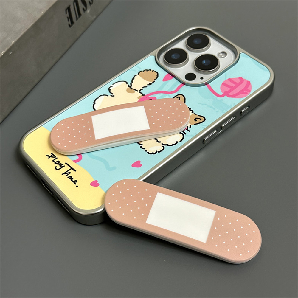 Phone Accessories Items - Capa de Celular Coreana com Suporte