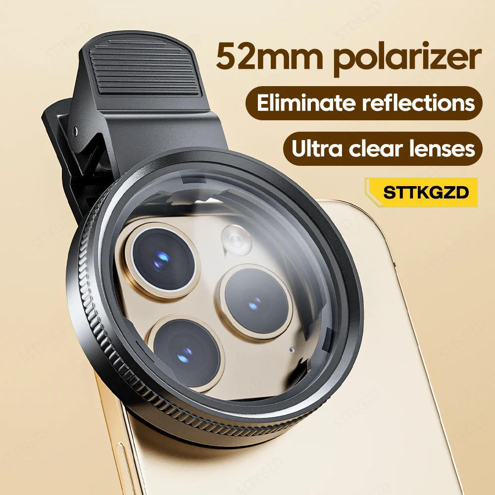 Phone Accessories Items - Novo 52mm cpl filtro de lente