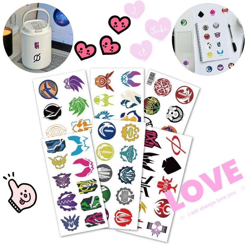 Phone Accessories Items - 60 Folhas de Adesivos com Logo