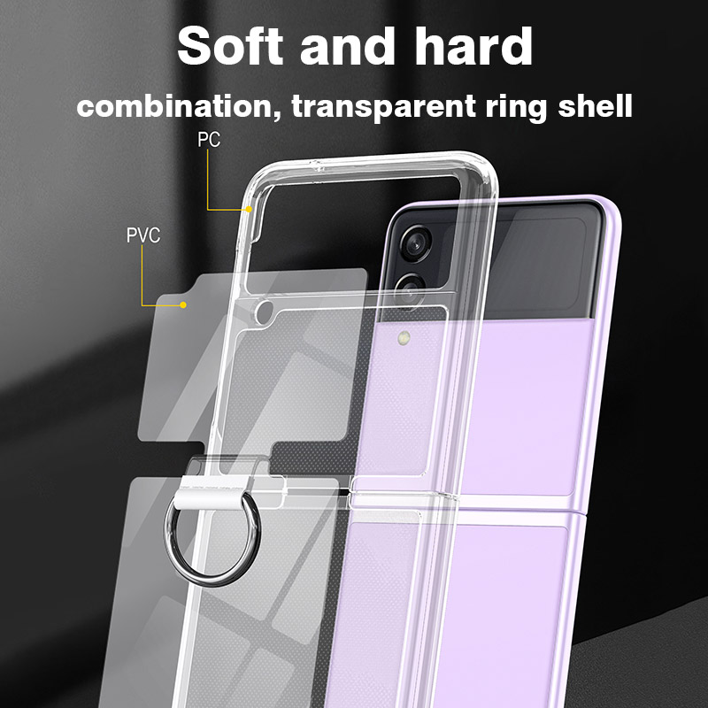 Capa transparente à prova de c - Phone Ring Holder avaliação e preço