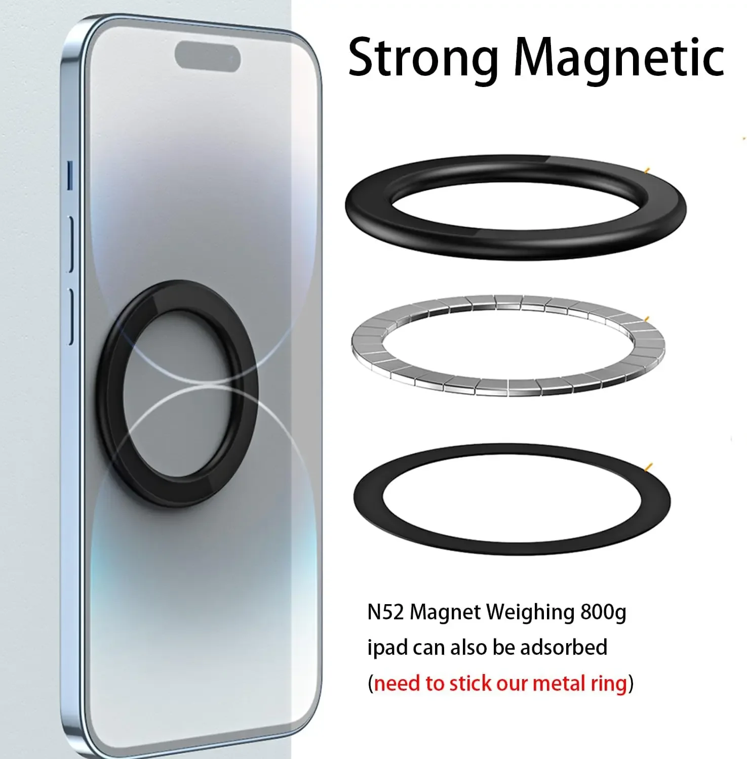 Suporte Magnético Adesivo para - Phone Ring Holder avaliação e preço