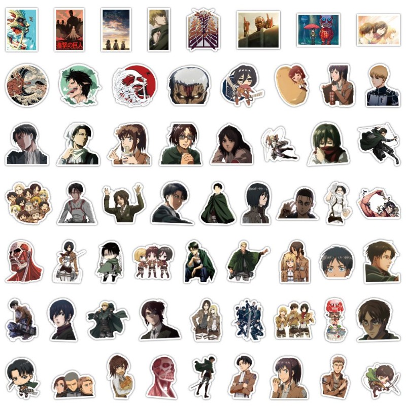 60 Adesivos de Anime Attack on - Phone Accessories Items avaliação e preço