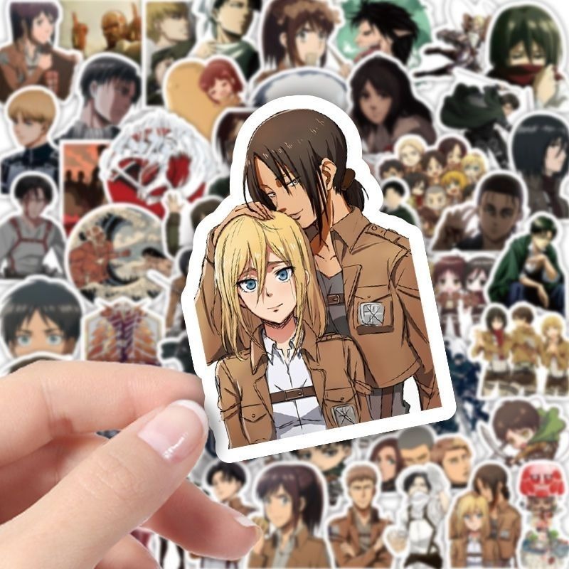 60 Adesivos de Anime Attack on - Phone Accessories Items avaliação e preço