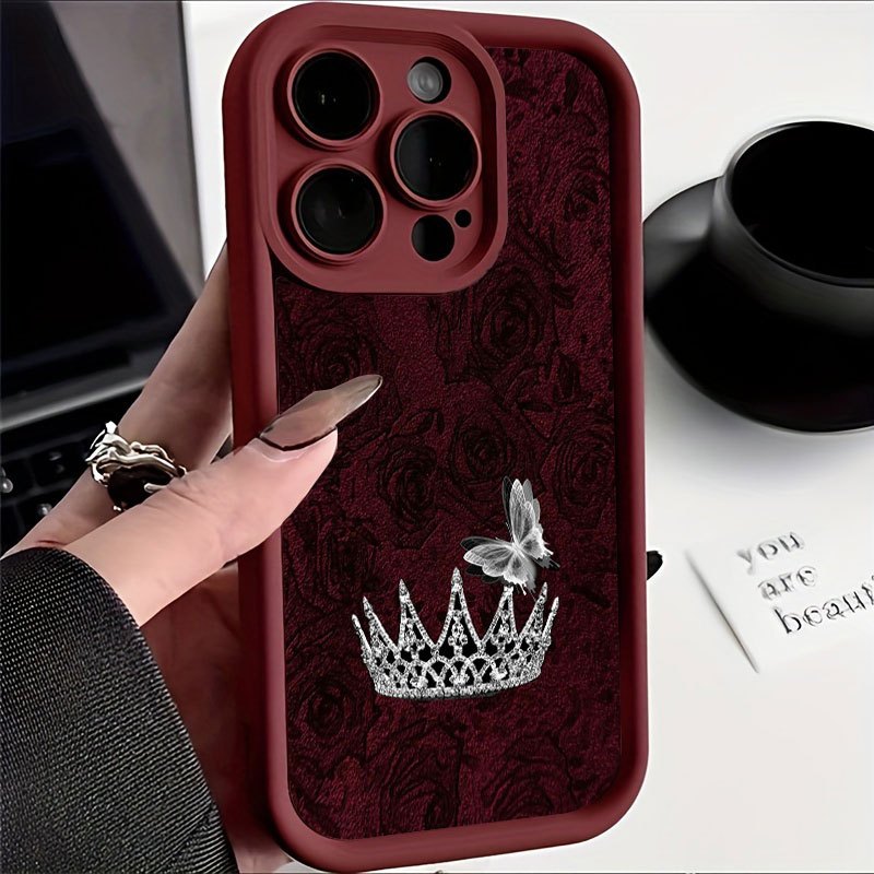 Capa de Telefone Rosa Vermelha - Apple Iphone 15 Pro Max avaliação e preço