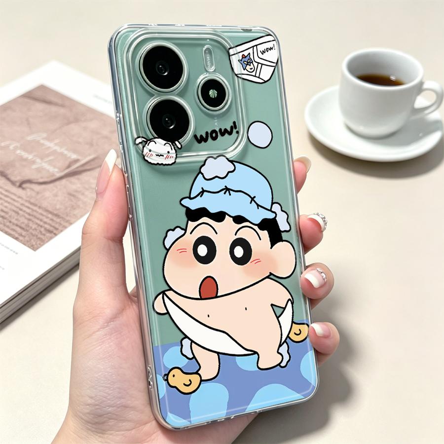Capa Fofa Shin-Chan para Xiaom - Xiaomi Phone Accessories avaliação e preço