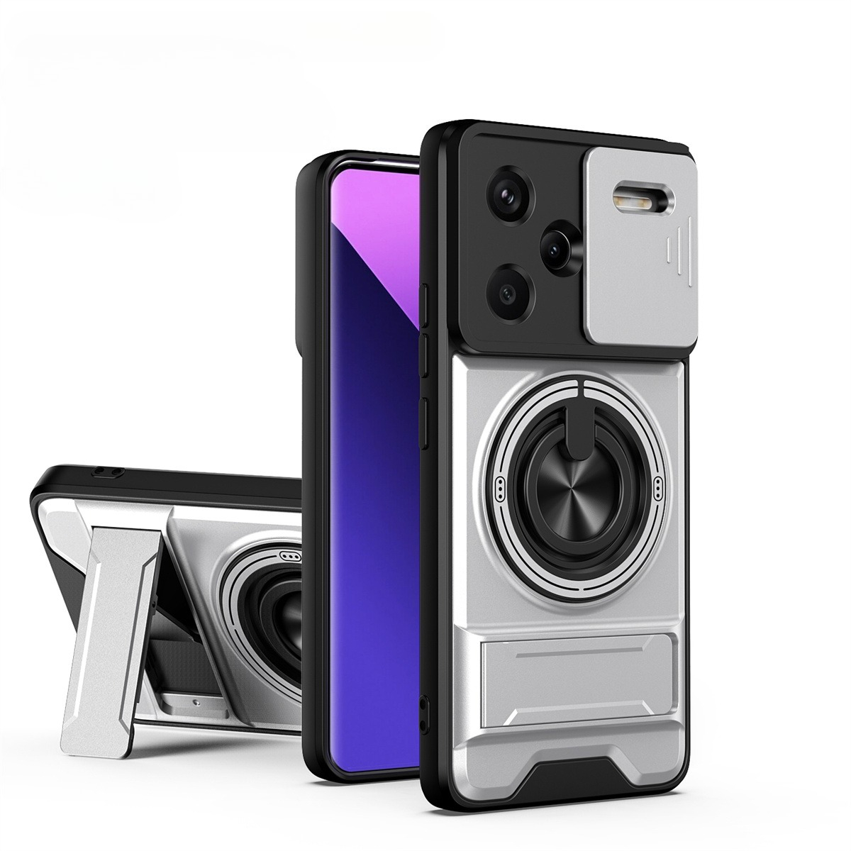 Lente slide câmera caso de tel - Phone Ring Holder avaliação e preço